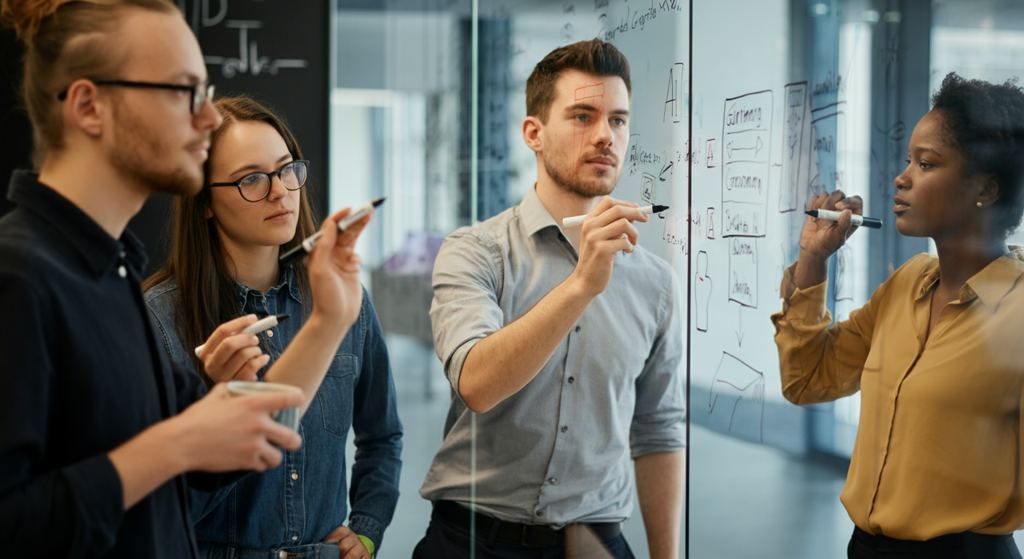 Deutsche Fachleute arbeiten an KI-gesteuerten Wachstumsstrategien für nachhaltige Geschäftseffizienz